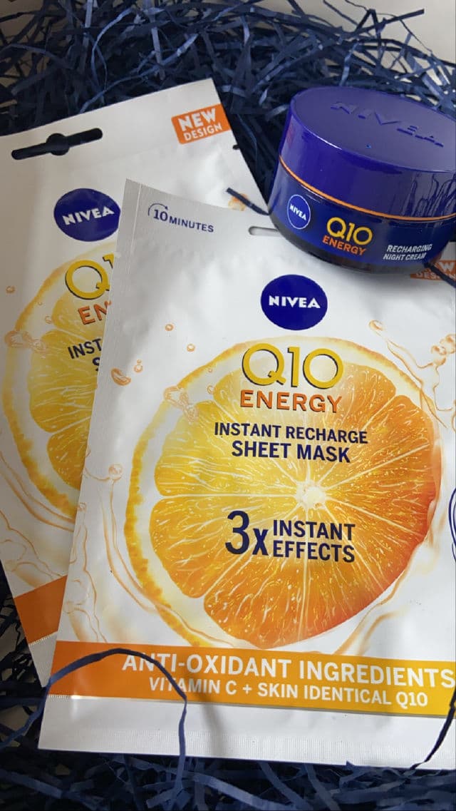 Nivea Q10 Energy Instant Recharge Sheet Mask review photo by maddieinlondon11