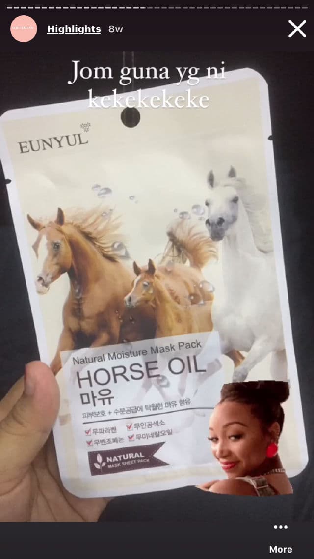 EUNYUL Natural Moisture Mask Pack - Horse Oil review photo by maddy