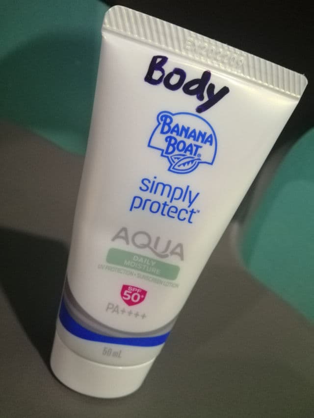 Banana Boat Simply Protect Aqua Daily Moisture SPF50 review photo by maddy94