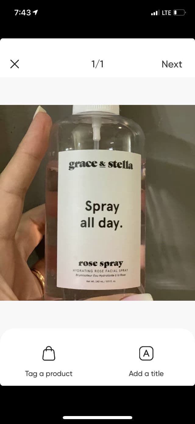 Grace & Stella Hydrating Rose Facial Spray review photo by maggie26