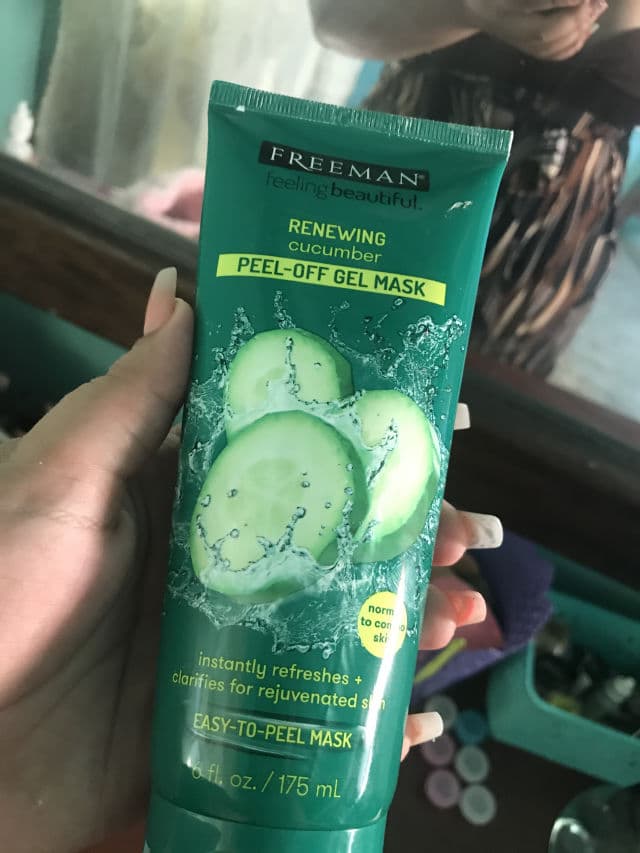 Freeman Feeling Beautiful Cucumber Facial Peel-Off Mask review photo by maisan08