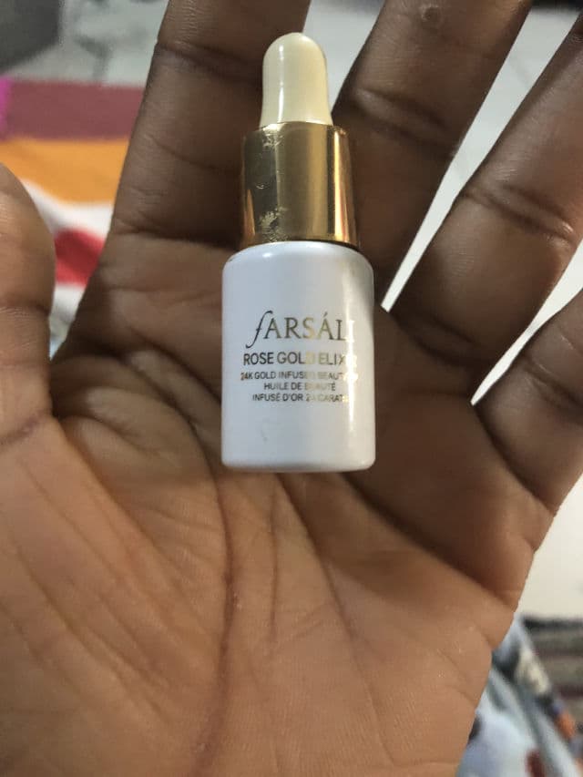 Farsáli Rose Gold Elixir review photo by Endowed