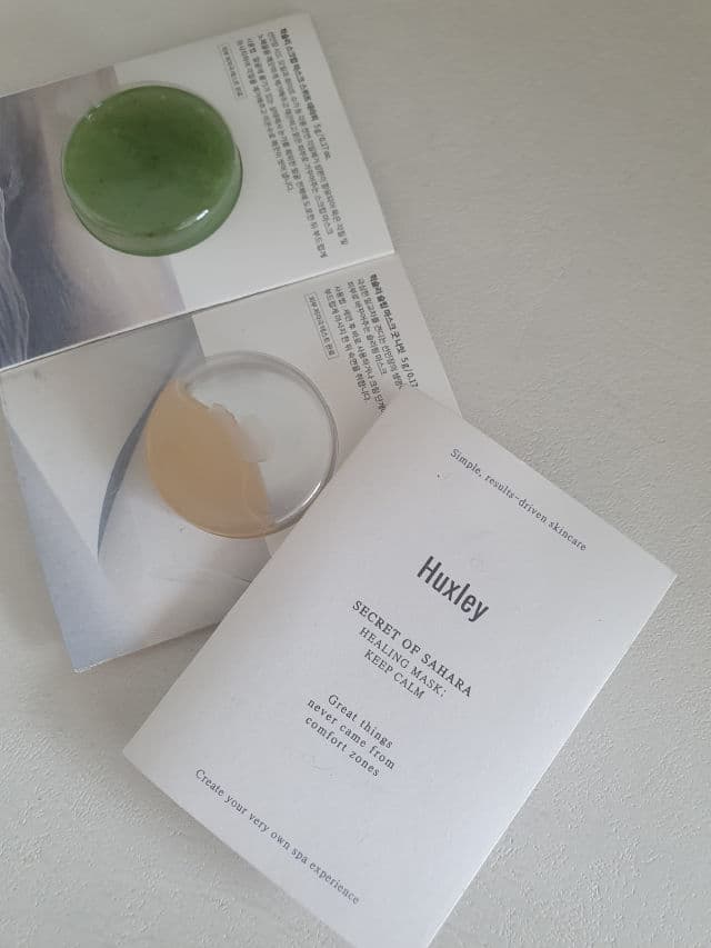 Huxley Keep Calm Healing Mask review photo by marimpar