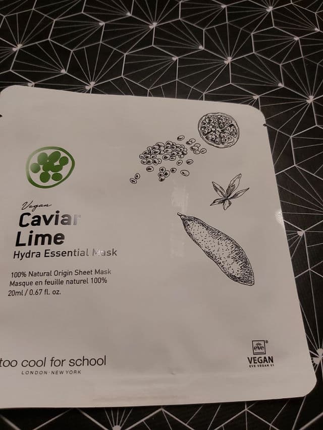 TOO COOL FOR SCHOOL Caviar Lime Hydra Essential Mask review photo by marivi
