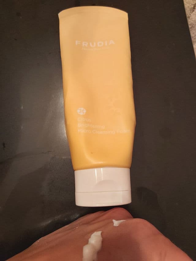 Frudia Citrus Brightening Micro Cleansing Foam review photo by marivi