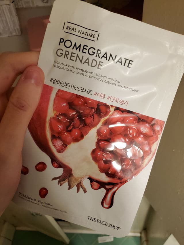 THE FACE SHOP Real Nature Face Mask (Pomegranate) review photo by marmarbinks