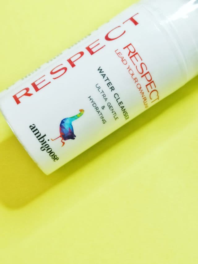 Ambigoose Respect Water Cleanser review photo by marriedtomyskincarer