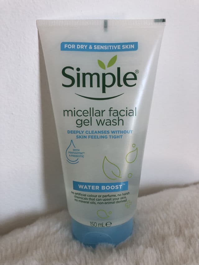 Simple Water Boost Micellar Facial Gel Wash review photo by mateack