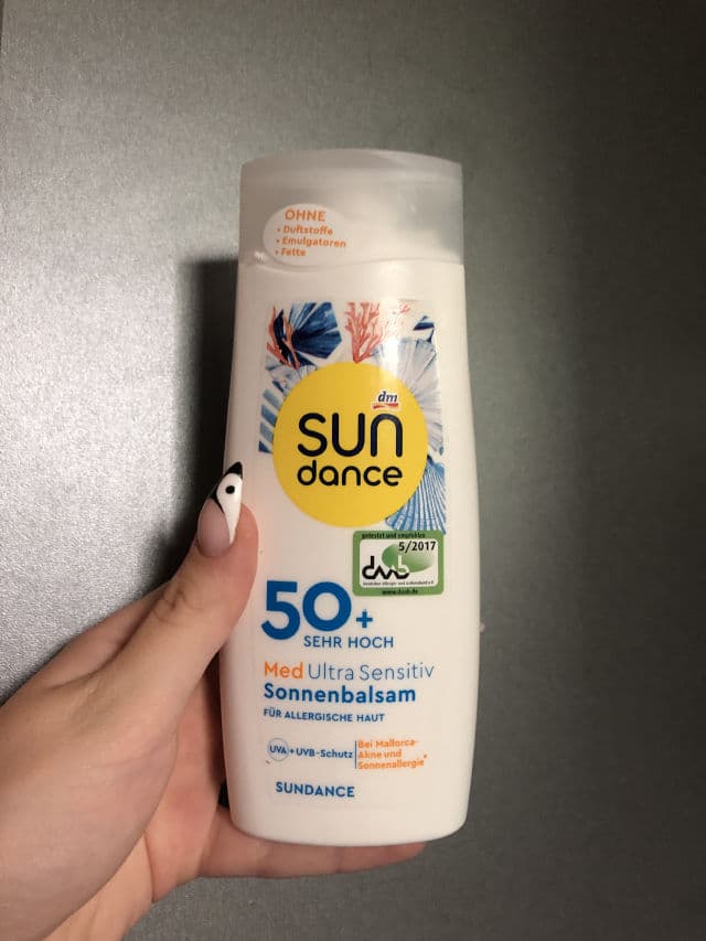 Sundance Sonnenbalsam MED Ultra Sensitive LSF 50+ review photo by mateack