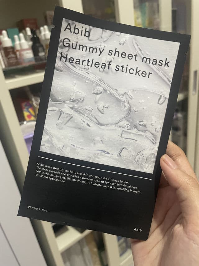 Abib Gummy Sheet Mask Heartleaf Sticker review photo by meisydhytaa