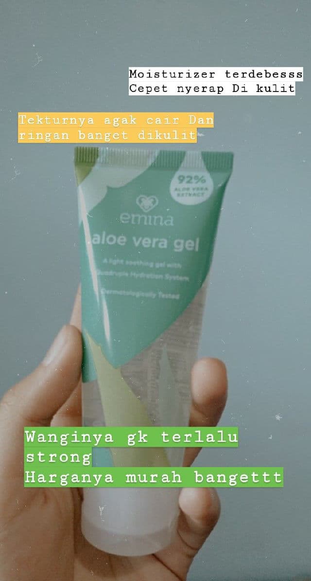 Emina Aloe Vera Gel review photo by melisawidianingsih