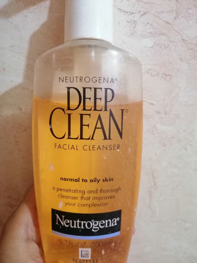 Neutrogena Deep Clean Facial Cleanser, for Normal to Oily Skin review photo by meumeu