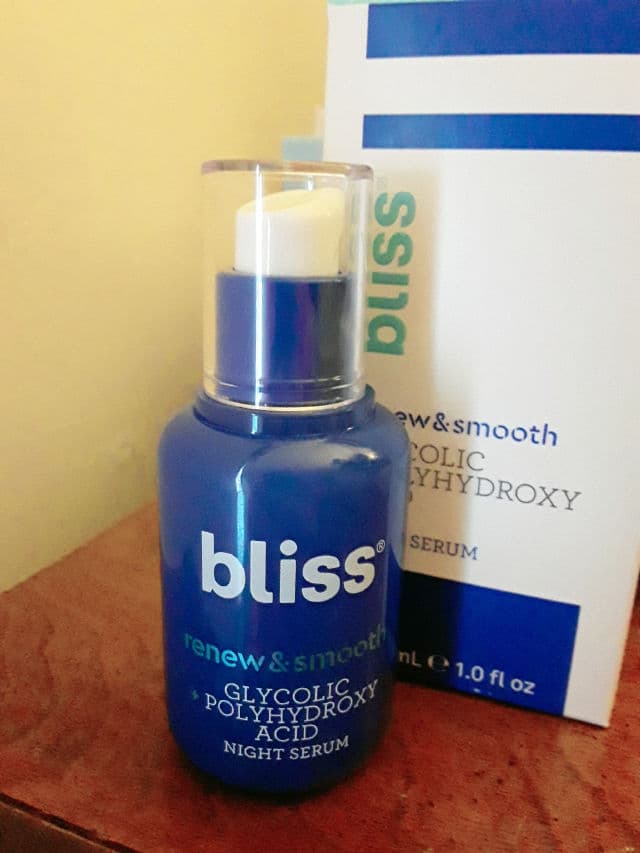 Bliss Renew & Smooth Night Serum review photo by mevlana