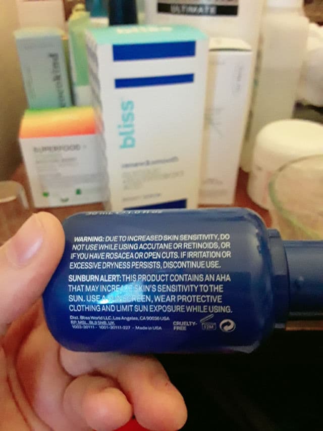 Bliss Renew & Smooth Night Serum review photo by mevlana