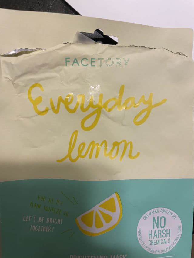 FaceTory Everyday Lemon Brightening Mask review photo by mhid