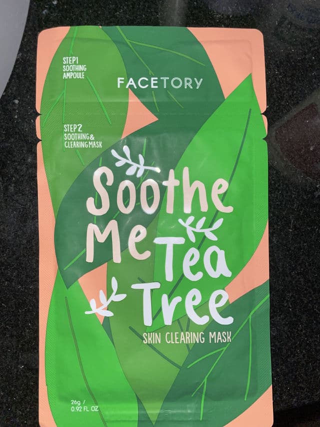 FaceTory Soothe Me Tea Tree Mask  review photo by mhid