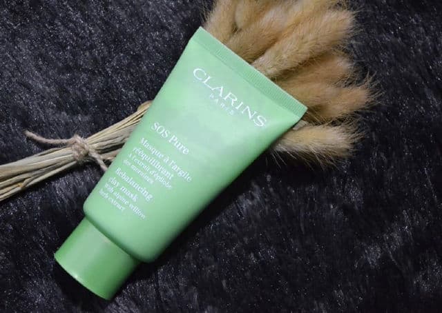 Clarins SOS Pure Rebalancing Clay Mask review photo by michelledexplorer