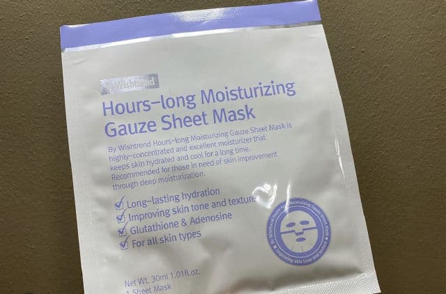 By WISHTREND Hours-Long Moisturizing Gauze Sheet Mask review photo by michelledexplorer