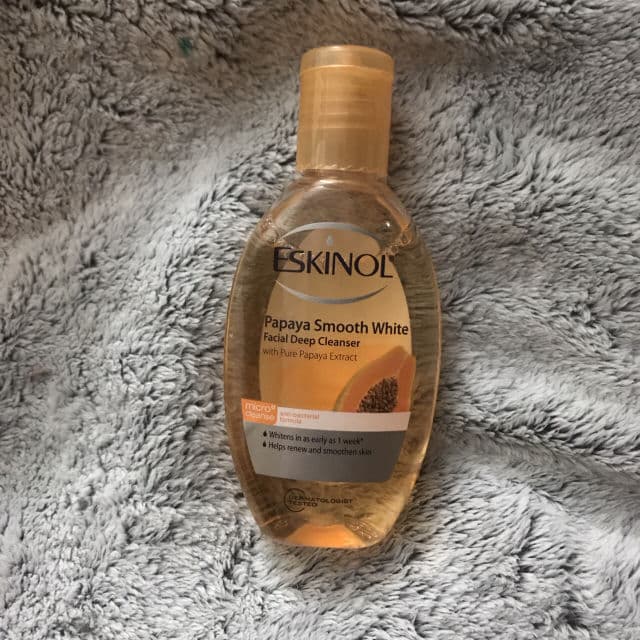Eskinol Papaya Smooth White Facial Deep Cleanser with Pure Papaya Extract review photo by mics