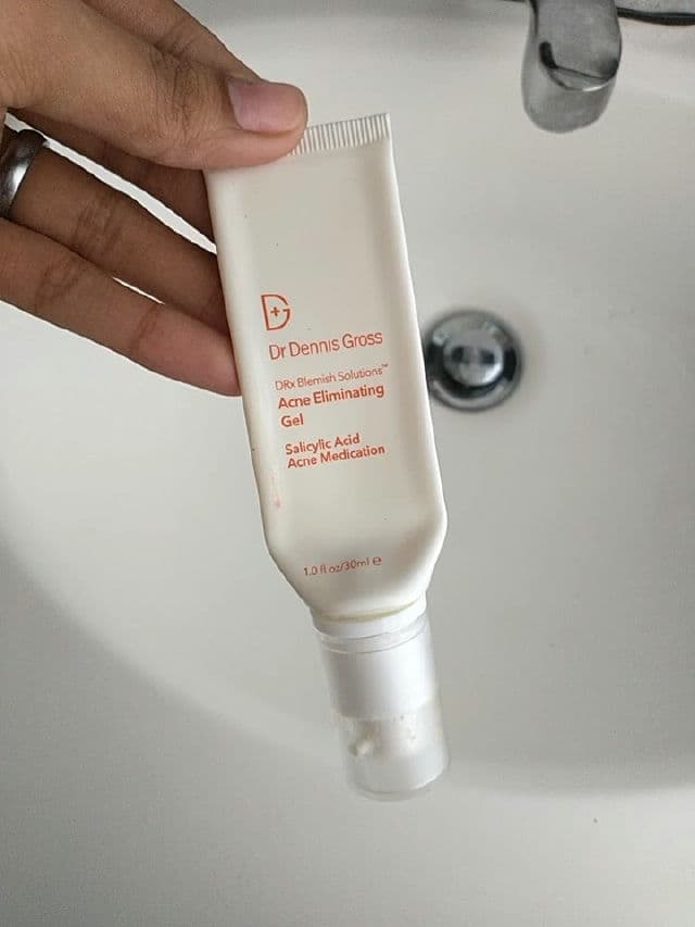 Dr. Dennis Gross Skincare DRx Blemish Solutions Breakout Clearing Gel review photo by midnightmoonmakeup