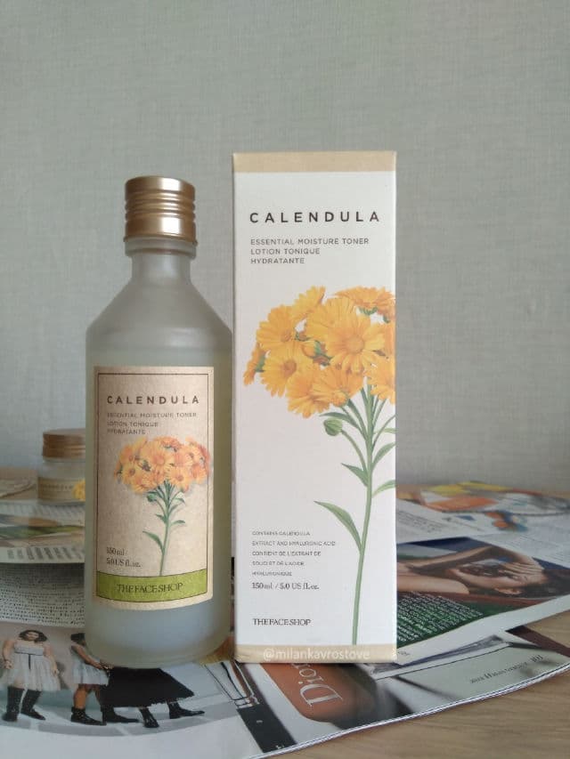 THE FACE SHOP Calendula Essential Moisture Emulsion review photo by Milanka