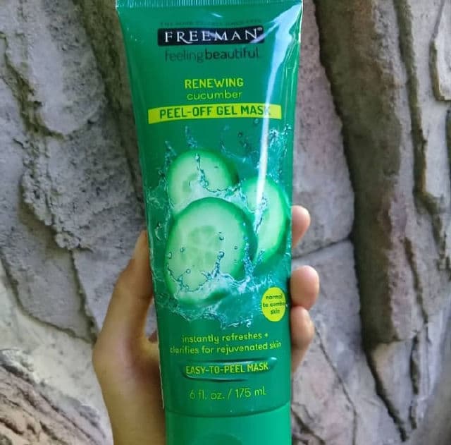 Freeman Feeling Beautiful Cucumber Facial Peel-Off Mask review photo by miumimia