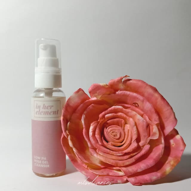 In Her Element Low Ph Rose Gel Cleanser review photo by mlsdiaries