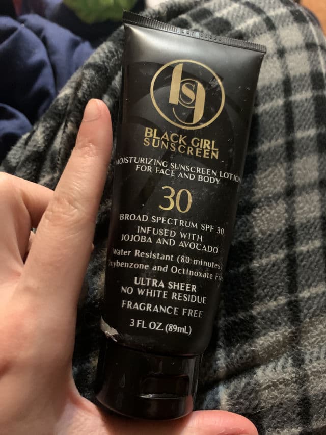 Black Girl Sunscreen Black Girl Sunscreen SPF 30 review photo by mmskin