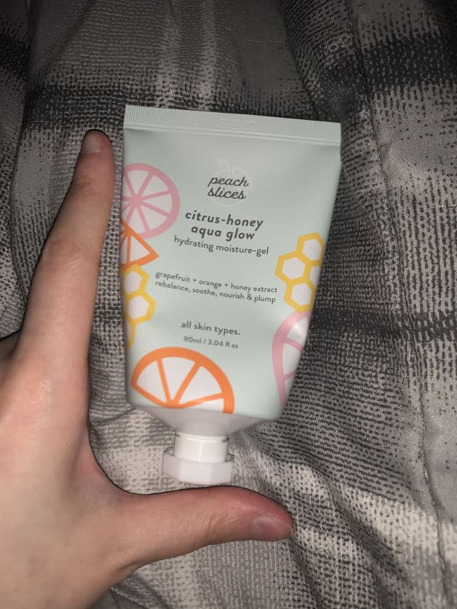 Peach Slices Citrus-Honey Aqua Glow review photo by mmskin