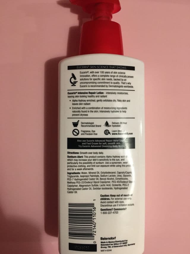 Eucerin Intensive Repair Rich Feel Lotion review photo by moonlite