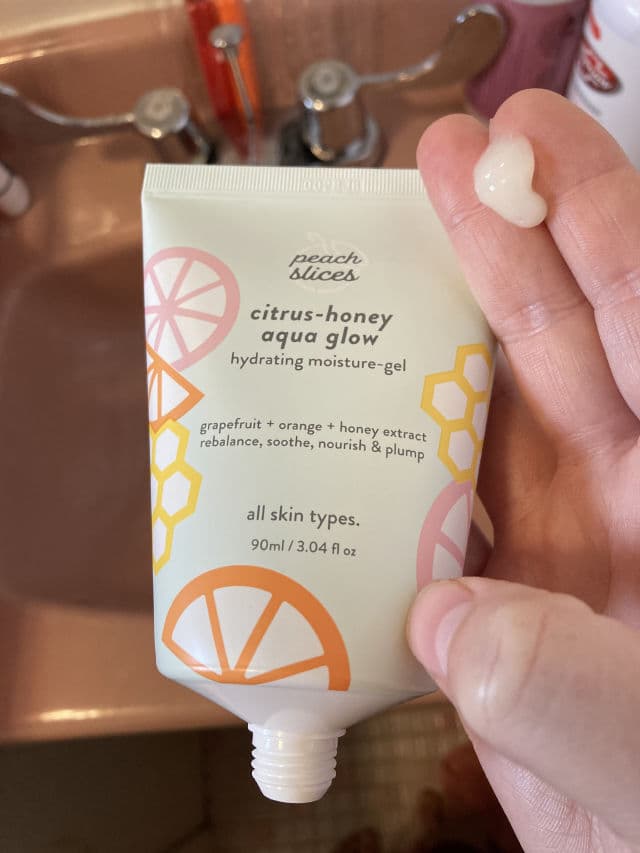 Peach Slices Citrus-Honey Aqua Glow review photo by mountainmomma