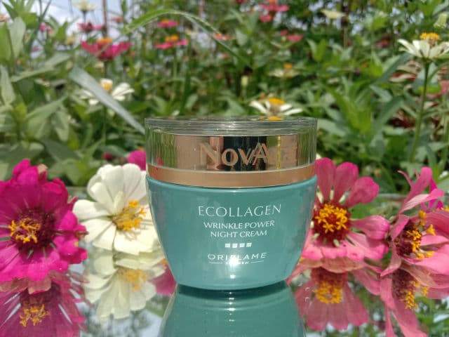 Oriflame NovAge Ecollagen Wrinkle Smoothing Night Cream review photo by mrscepiskincare