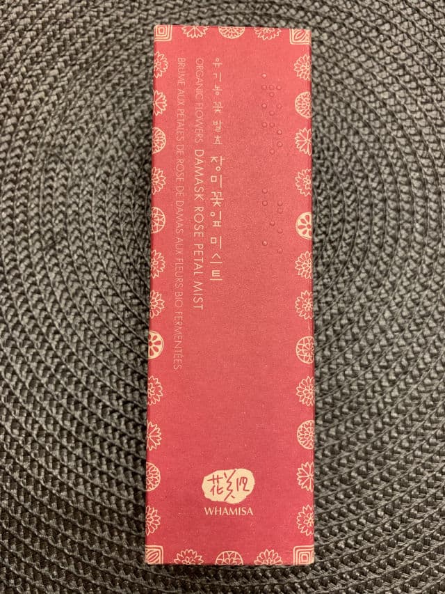 Whamisa Organic Flowers Damask Rose Petal Mist review photo by mrsclovesbeauty