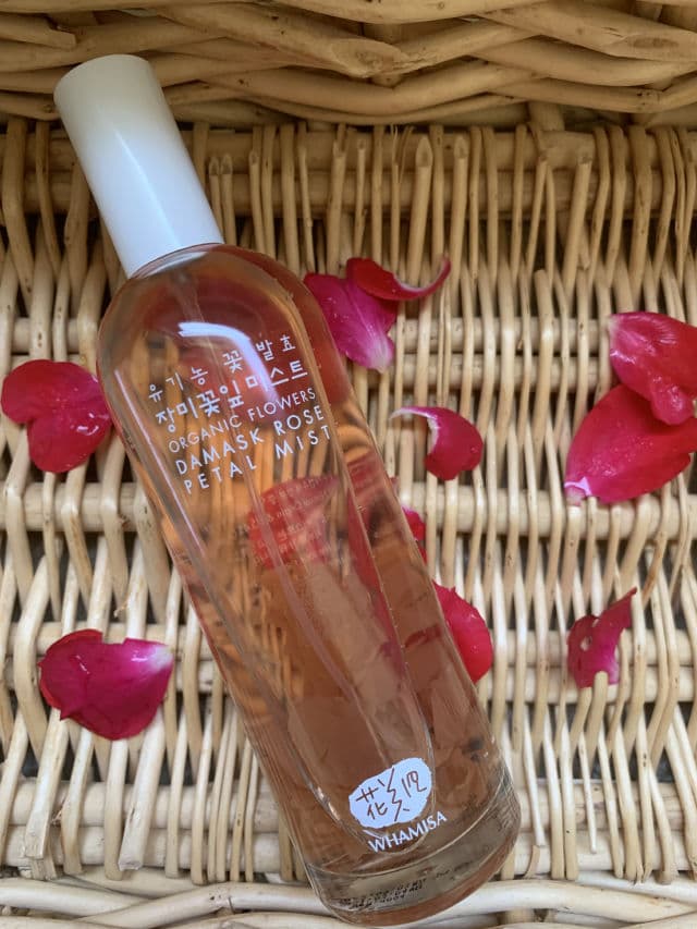 Whamisa Organic Flowers Damask Rose Petal Mist review photo by mrsclovesbeauty