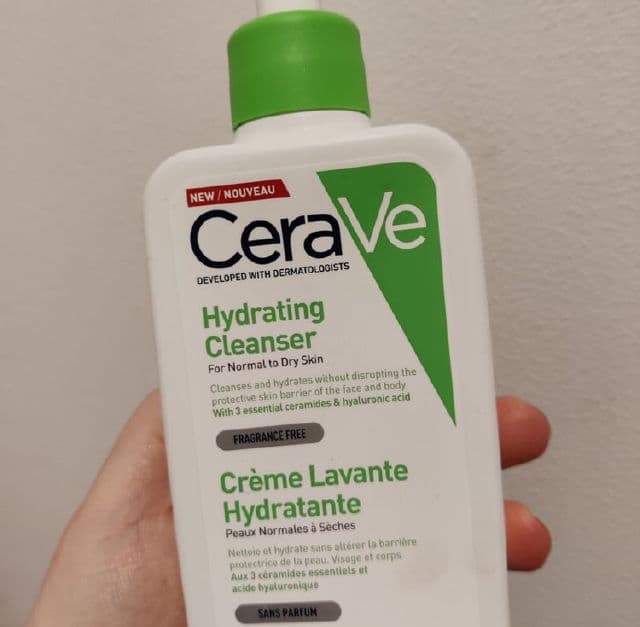 CeraVe Hydrating Facial Cleanser review photo by KatieShay