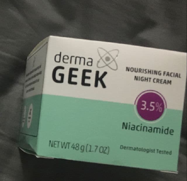 Derma Geek Nourishing Facial Night Cream Niacinamide 3.5% review photo by KatieShay