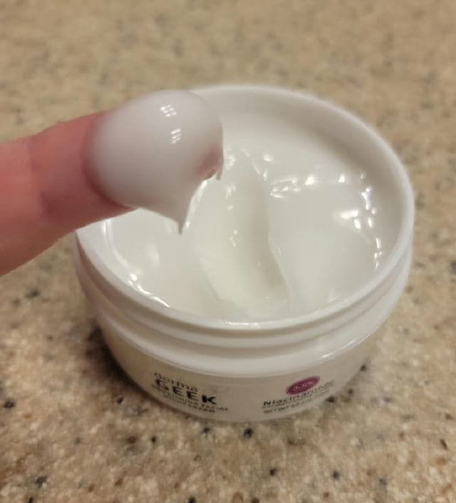 Derma Geek Nourishing Facial Night Cream Niacinamide 3.5% review photo by KatieShay