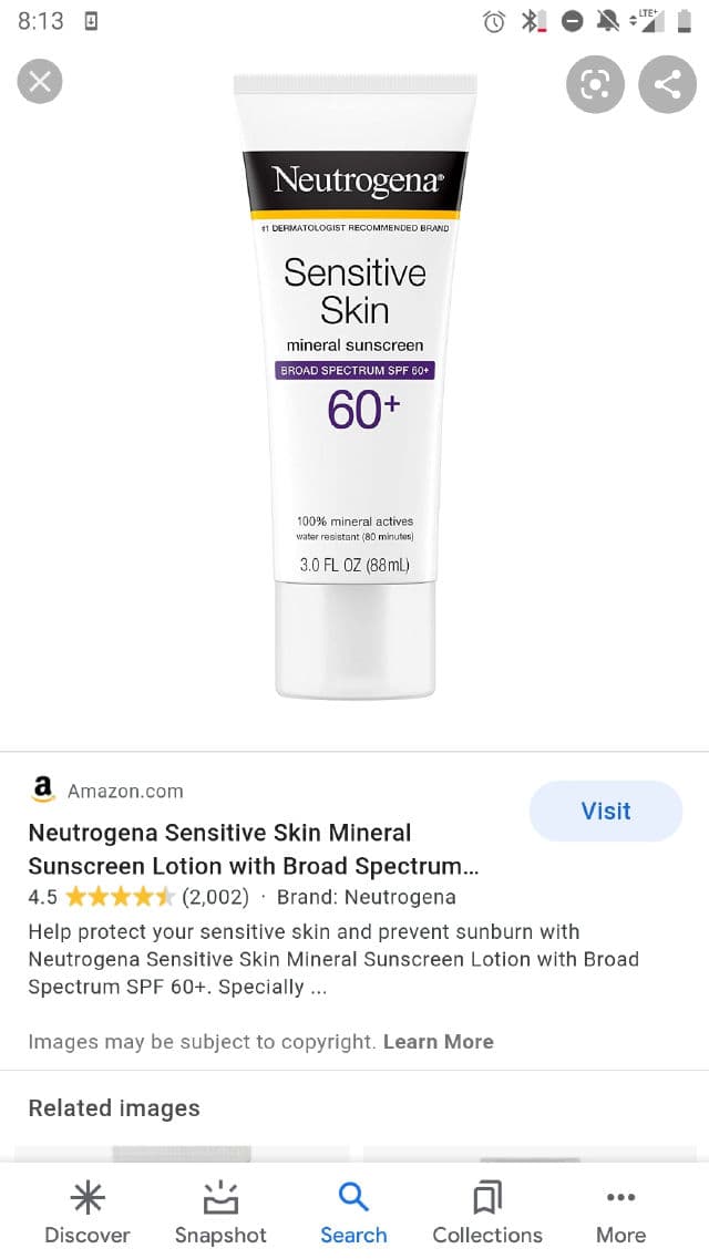 Neutrogena Sensitive Skin Sunscreen Lotion SPF 60+ review photo by mskinmskin