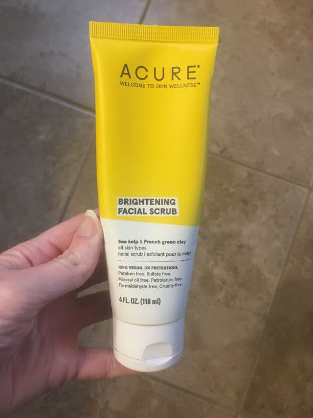 Acure Brightening Facial Scrub review photo by mudonyourface