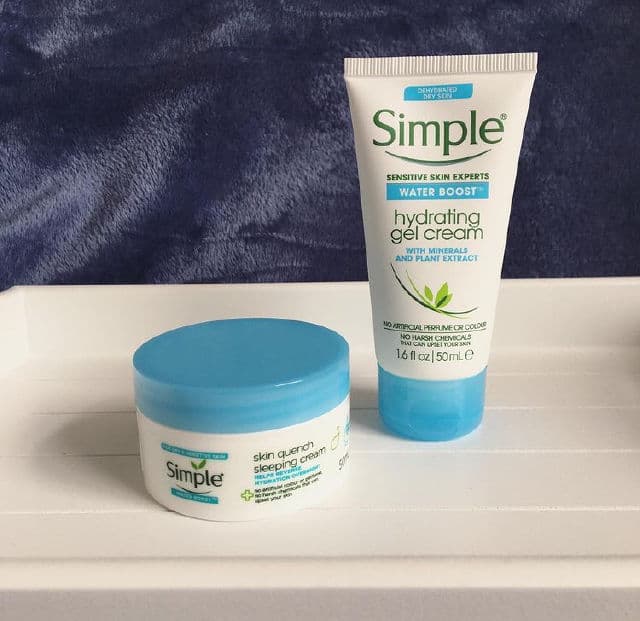 Simple Water Boost Skin Quench Sleeping Cream review photo by mummydabblesinbeauty