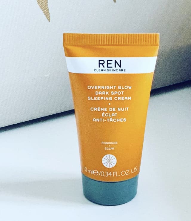 REN Clean Skincare Overnight Glow Dark Spot Sleeping Cream review photo by mybeautyaffairs