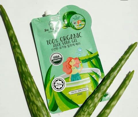 Au Fairy 100% Organic Aloe Vera Gel review photo by mybeautyskin