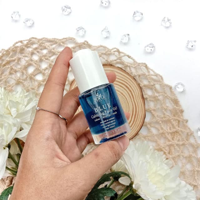 Sora Organics Blue Calming Face Oil review photo by mybeautyskin