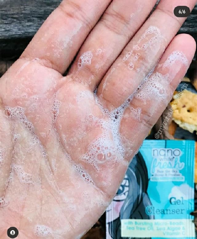 Nano White Fresh Gel Cleanser review photo by myrinA