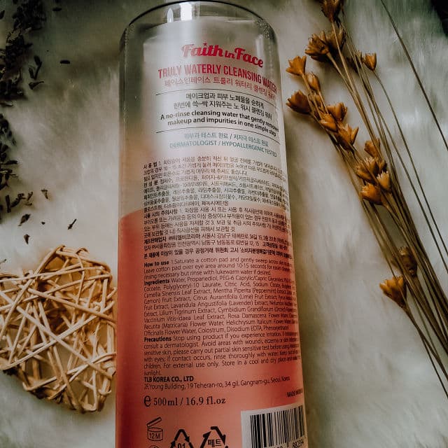 Faith in Face Truly Waterly Cleansing Water review photo by myskinbeautydiary