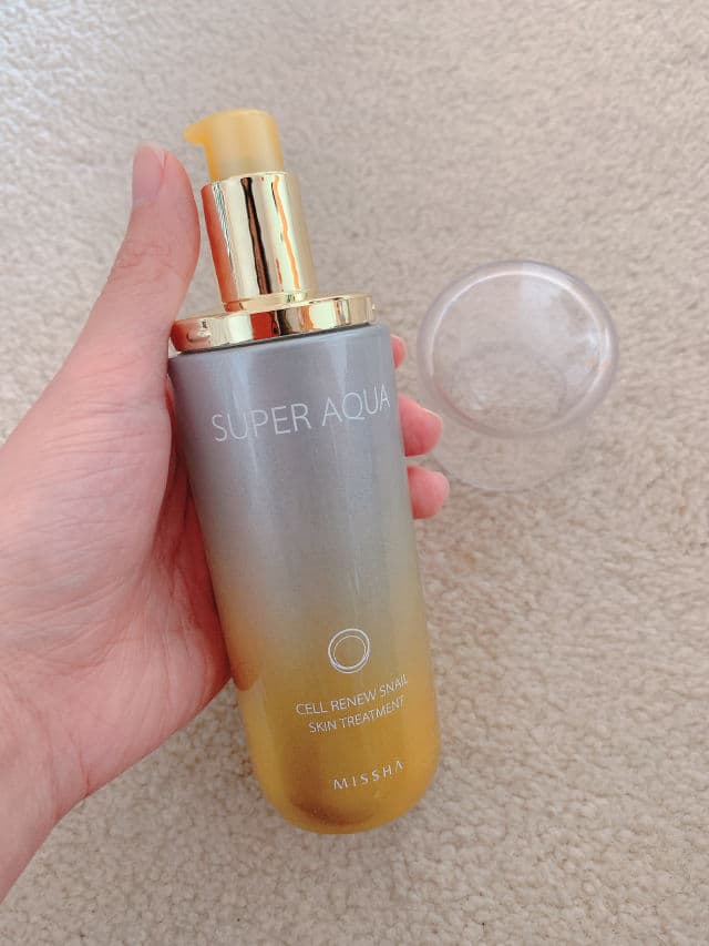 MISSHA Super Aqua Cell Renew Snail Skin Treatment review photo by myskincaresituation