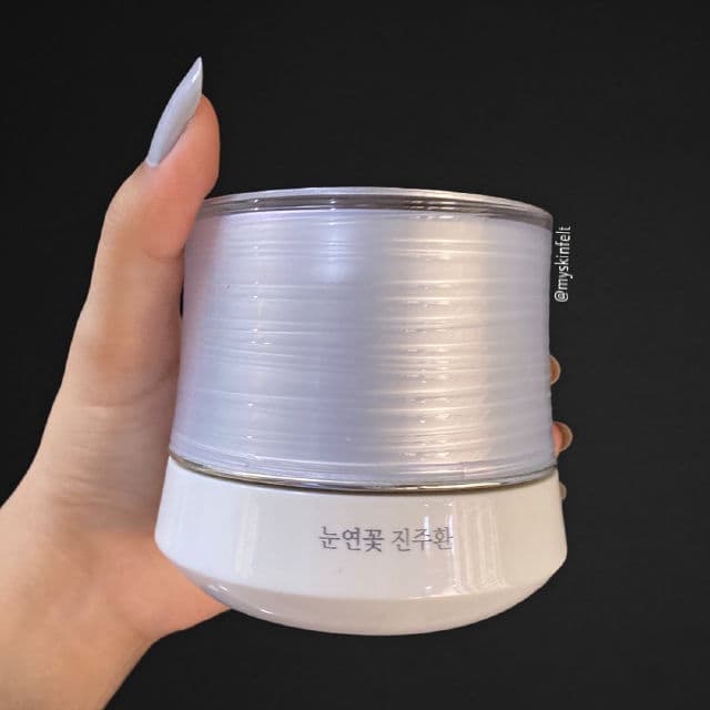 THE FACE SHOP Yehwadam Snow Lotus Brightening Pearl Capsule Cream review photo by myskinfelt