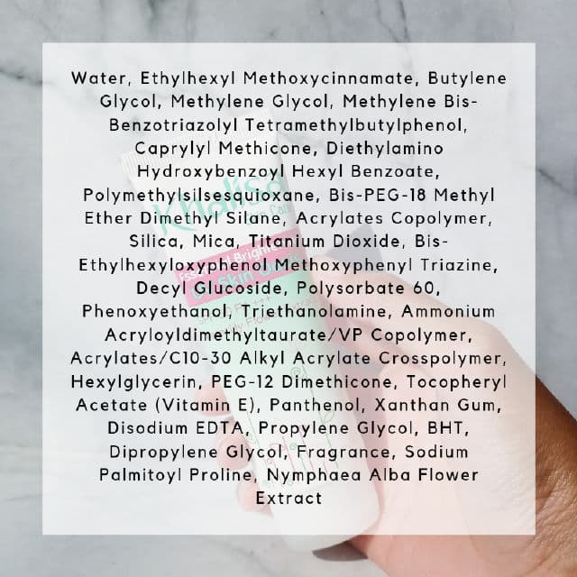 Khalisa Essential Brightening UV Skin Oasis SPF 50 PA +++ review photo by nadiraspace