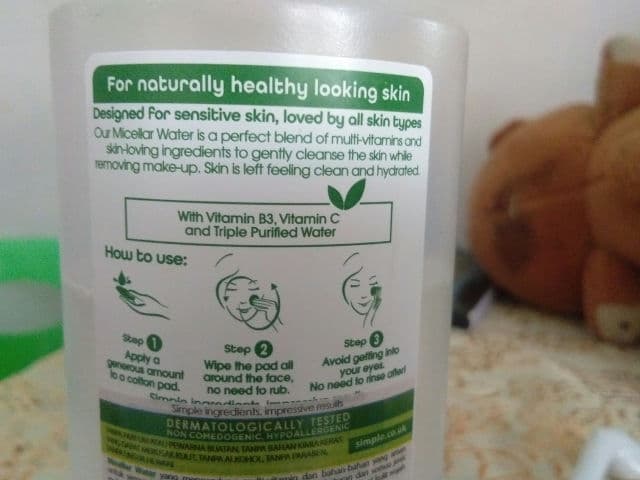 Simple Kind to Skin Micellar Cleansing Water review photo by marccaphini