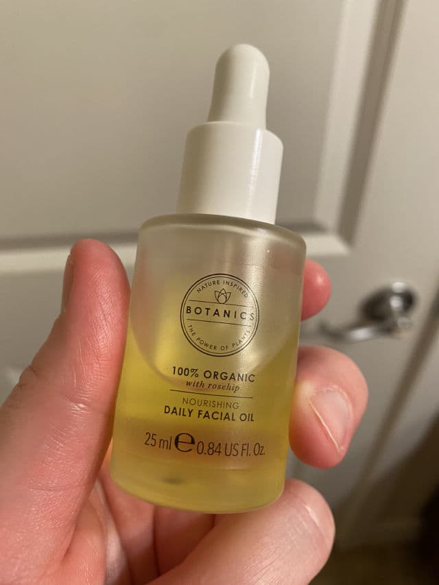 Botanics Organic Facial Oil review photo by nattyskinfan